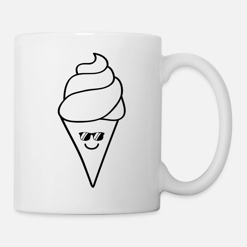 icecream - Tasse - Weiß