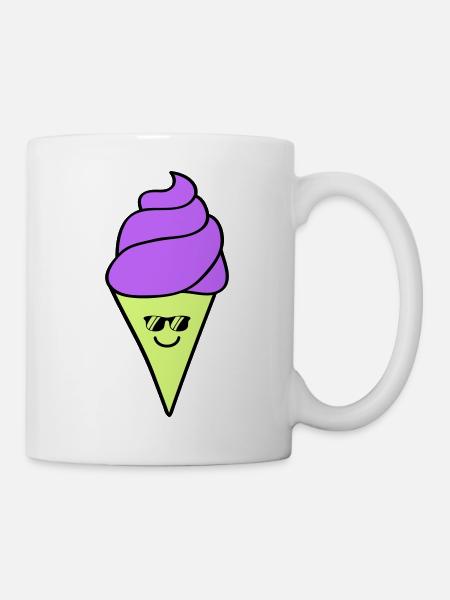Glaces - Mug blanc - blanc