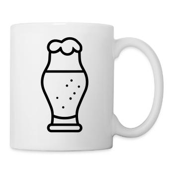 Bière - Mug blanc - blanc - Droite