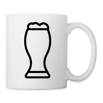 Bière - Mug blanc - blanc - Droite