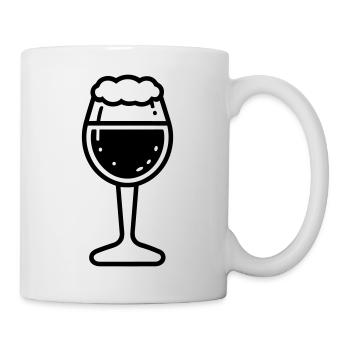 Bière - Mug blanc - blanc - Droite