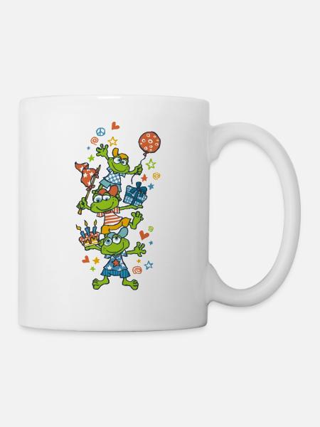 Fête de la grenouille - Mug blanc - blanc