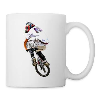 BMX - Tasse - Weiß - Rechts
