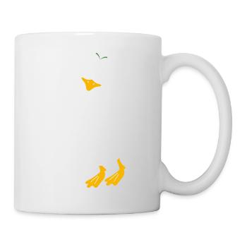Oie doigt d’honneur humour - Mug blanc - blanc - Droite