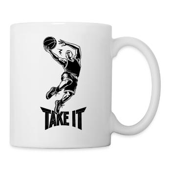BASKETBALL, TAKE IT - Mug - white - Right
