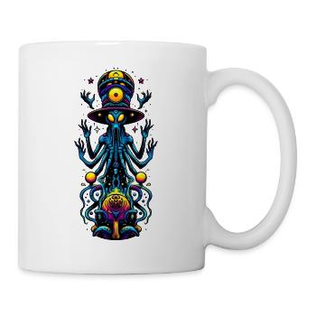 Rencontre extraterrestre - Mug blanc - blanc - Droite