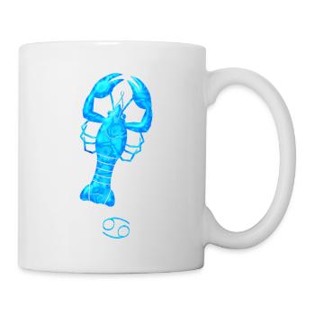 Krebs - Tasse - Weiß - Rechts