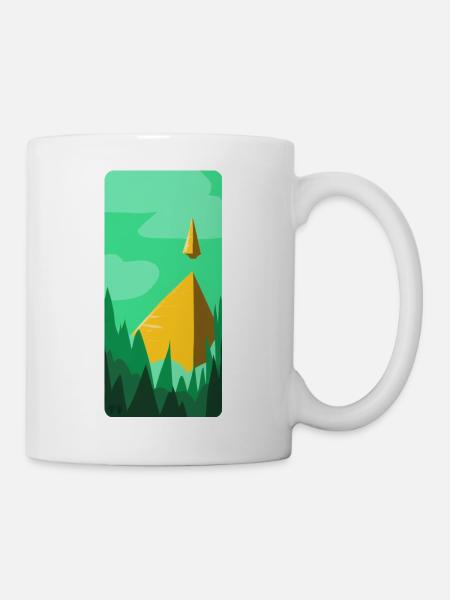 Multi pyramide - Mug blanc - blanc