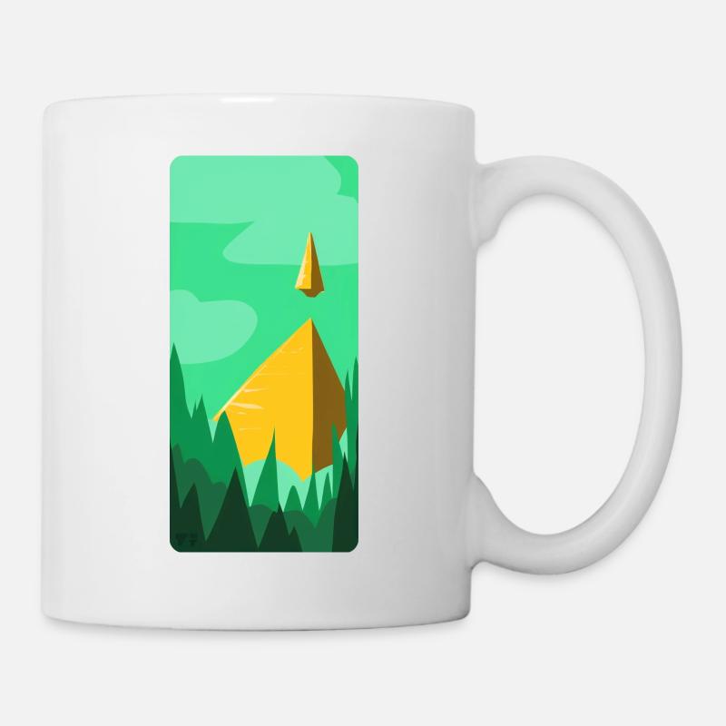 Multi pyramide - Mug blanc - blanc