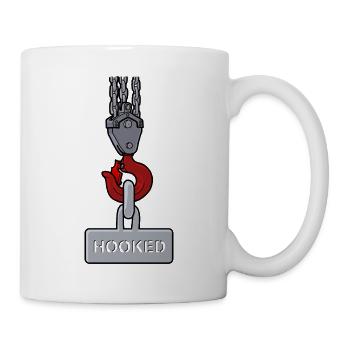 1267 crochet hooked 1 - Mug - white - Right