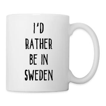 Je préfère être en Suède - Schweden - Sverige - Mug blanc - blanc - Droite