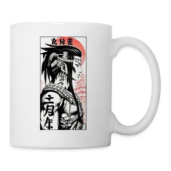 Manga Poster japan man kanji - Tasse - Weiß - Rechts