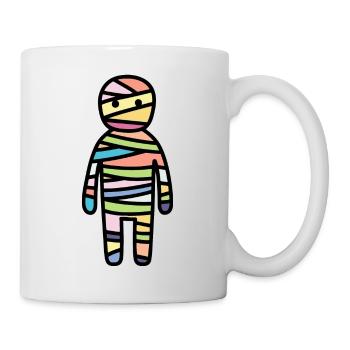 Mumie Halloween Comic - Tasse - Weiß - Rechts