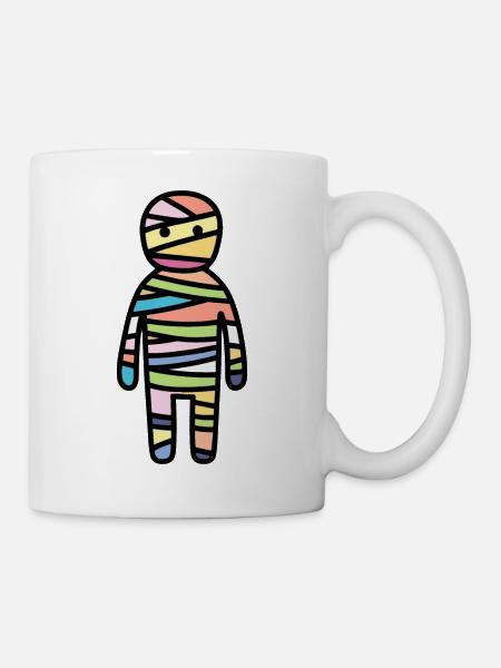 Mumie Halloween Comic - Tasse - Weiß