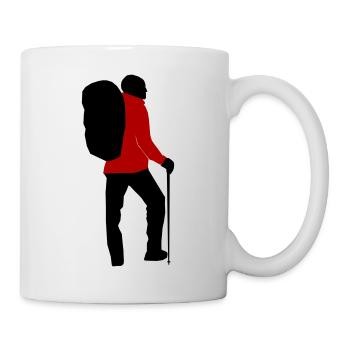 Hikers can be personalized - Mug - white - Right