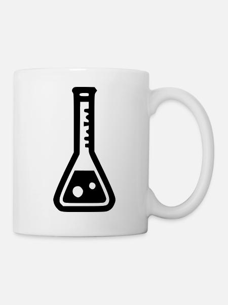 Erlenmeyer - Mug blanc - blanc
