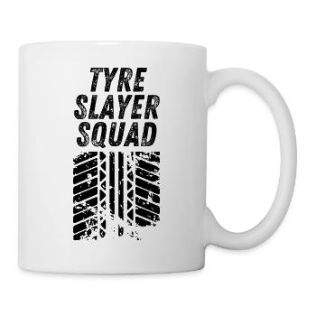 Escouade de tueurs de pneus - Mug blanc - blanc - Droite