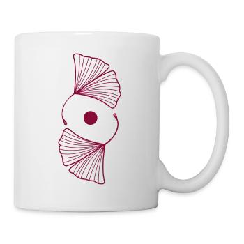 Ginkgo Leaves Ginkgo - Mug - white - Right