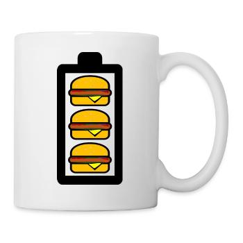 Burger Battery - Mug - white - Right