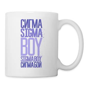 Sigma Boy - Viraler Song & TikTok-Trend inspiriert - Tasse - Weiß - Rechts