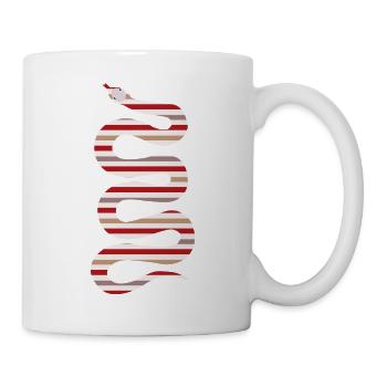 Striped Snake – 2025 Year of the Snake - Mug - white - Right