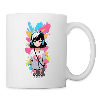 Street Art Girl 23240 - Mug - white - Right