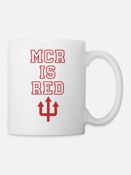 Manchester is red - Mug - white