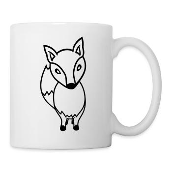 Fox Red Fox Wild Animal Clever Forest Inhabitants - Mug - white - Right