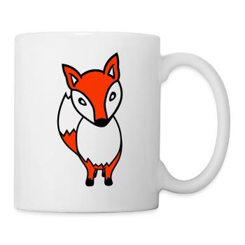 Fox Red Fox Wild Animal Clever Forest Inhabitants - Mug - white - Right