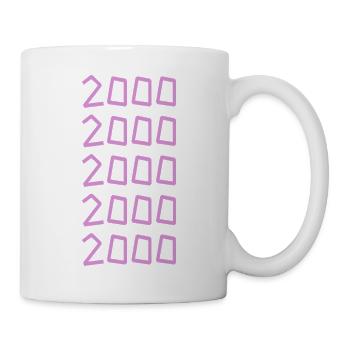 2000 - Mug blanc - blanc - Droite
