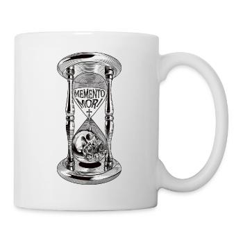 Sablier Memento Mori - Mug blanc - blanc - Droite