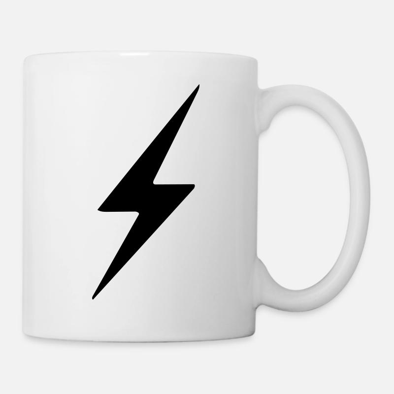 Blitz - Tasse - Weiß