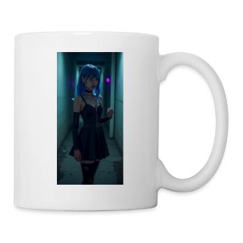 ANIME MÄDCHEN SWS - Tasse - Weiß - Rechts