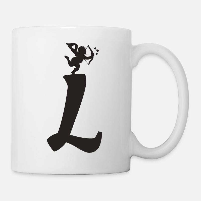 L - Tasse - Weiß