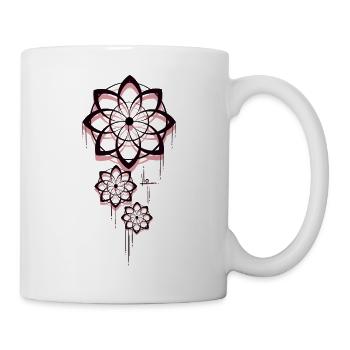 Geometric Mandala Dreamcatcher Design - Mug - white - Right