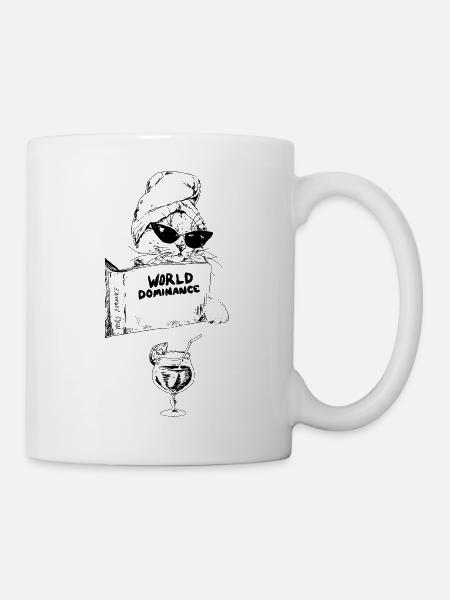 WELTHERRSCHAFT - Tasse - Weiß