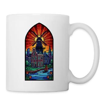 Amsterdam Schule - Tasse - Weiß - Rechts