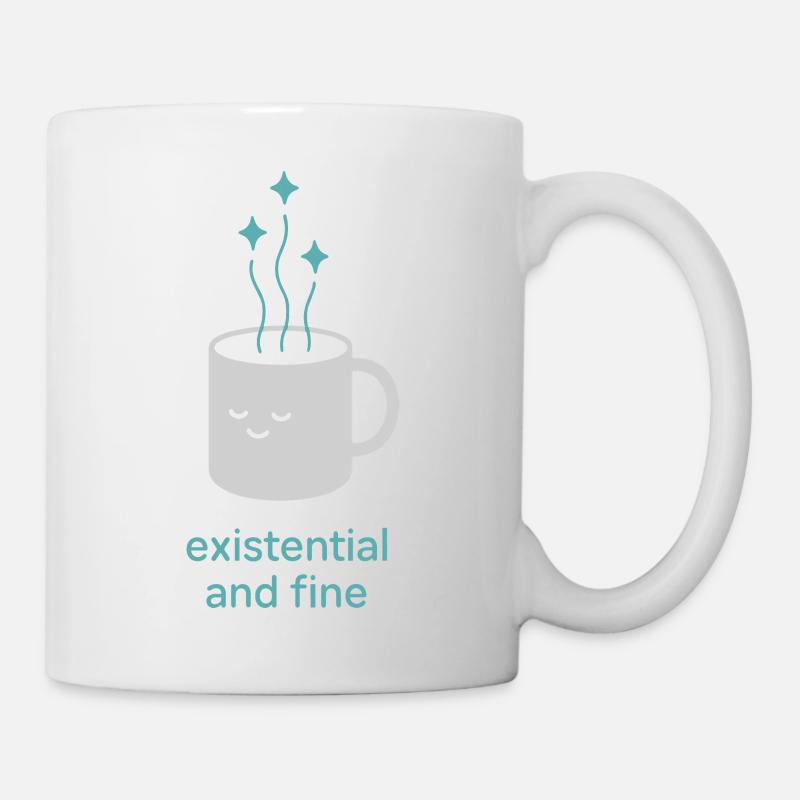 Rien n’a d’importance Nihilisme Humour absurde - Mug blanc - blanc
