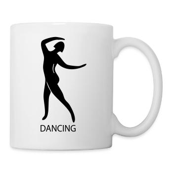 Danse - Mug blanc - blanc - Droite