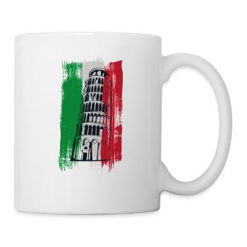Tour penchée de Pise – Icône italienne - Mug blanc - blanc - Droite