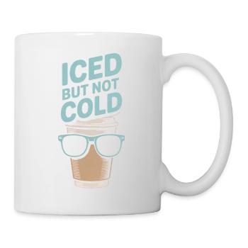 Iced But Not Cold Iced Coffee Humor Barista - Mug - white - Right