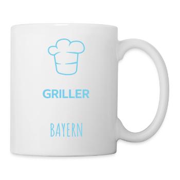 Les meilleurs barbecues viennent de Bavière / Grill, BBQ - Mug blanc - blanc - Droite