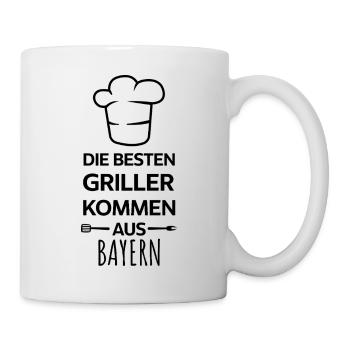 Les meilleurs barbecues viennent de Bavière / BBQ, Grill - Mug blanc - blanc - Droite