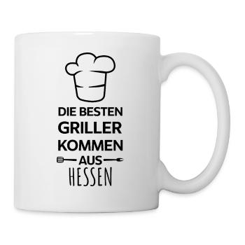 Les meilleurs barbecues viennent de Hessen Design - Mug blanc - blanc - Droite