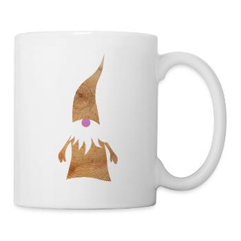 Gnome Wood Pastel Christmas Woodland Xmas Cute - Mug - white - Right