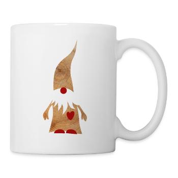 Conte de fées de Gnome Woodwood, cœur de bois et Gnome de Noël - Mug blanc - blanc - Droite