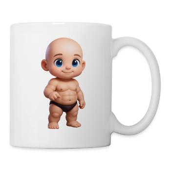 BABY MUSCLES - baby & kids - Mug blanc - blanc - Droite