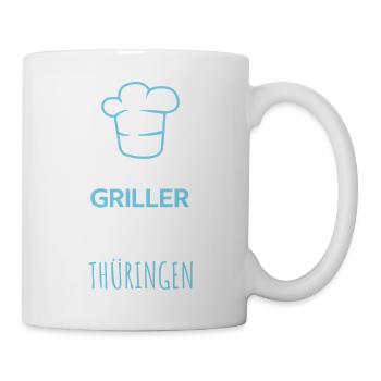 Les meilleurs barbecues viennent de Thüringen Design - Mug blanc - blanc - Droite