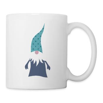 Gnome Dots Points Woodland Gnome Nursery de Noël - Mug blanc - blanc - Droite