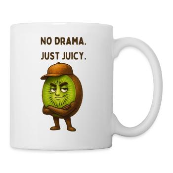 Kiwi Hero No Drama Just Juicy - Mug - white - Right